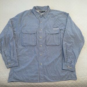 ExOfficio Air Strip Lite Long Sleeve Fishing Shirt Men’s Large